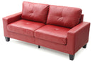Newbury 71in Sofa, Red