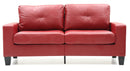 Newbury 71in Sofa, Red