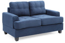 Sandridge 58in Loveseat, Navy Blue