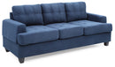 Sandridge 79in Sofa, Navy Blue