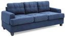 Sandridge 79in Sofa, Navy Blue