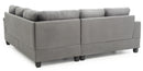 Sandridge  Sectional, Gray
