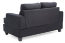 Sandridge 58in Loveseat, Black