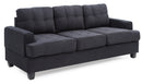 Sandridge 79in Sofa, Black