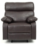 Manny Reclining Chair, Dark Brown