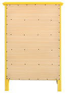 Hammond 5-Drawers Chest, Yellow