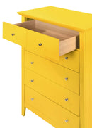 Hammond 5-Drawers Chest, Yellow