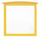 Hammond 37"L x 35"H Mirror, Yellow