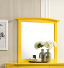 Hammond 37"L x 35"H Mirror, Yellow