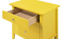 Hammond 3-Drawers Nightstand, Yellow