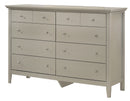 Hammond 8-Drawers Dresser, Silver Champagne