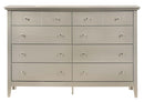 Hammond 8-Drawers Dresser, Silver Champagne