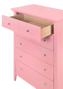 Hammond 5-Drawers Chest, Pink
