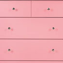 Hammond 8-Drawers Dresser, Pink