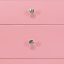 Hammond 3-Drawers Nightstand, Pink