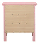 Hammond 3-Drawers Nightstand, Pink