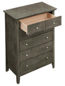 Hammond 5-Drawers Chest, Gray