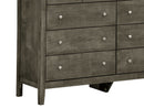 Hammond 8-Drawers Dresser, Gray