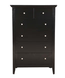 Hammond 5-Drawers Chest, Black