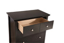 Hammond 5-Drawers Chest, Black