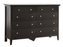 Hammond 8-Drawers Dresser, Black