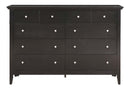 Hammond 8-Drawers Dresser, Black