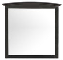 Hammond 37"L x 35"H Mirror, Black