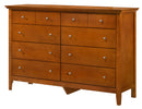 Hammond 8-Drawers Dresser, Oak