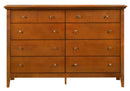 Hammond 8-Drawers Dresser, Oak