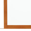 Hammond 37"L x 35"H Mirror, Oak