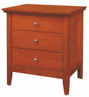 Hammond 3-Drawers Nightstand, Oak