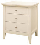 Hammond 3-Drawers Nightstand, Beige