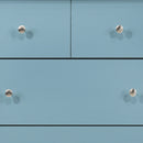 Hammond 5-Drawers Chest, Teal