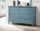 Hammond 8-Drawers Dresser, Teal