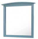 Hammond 37"L x 35"H Mirror, Teal