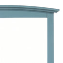 Hammond 37"L x 35"H Mirror, Teal