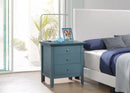 Hammond 3-Drawers Nightstand, Teal