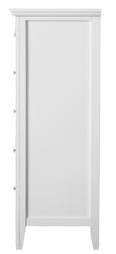 Hammond 5-Drawers Chest, White