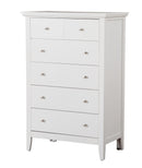 Hammond 5-Drawers Chest, White