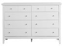 Hammond 8-Drawers Dresser, White
