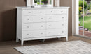 Hammond 8-Drawers Dresser, White