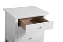 Hammond 3-Drawers Nightstand, White