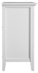 Hammond 4-Drawers Media Chest, White