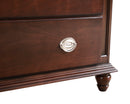 Summit 5-Drawers Chest, Cappuccino