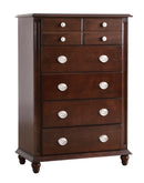 Summit 5-Drawers Chest, Cappuccino