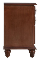 Summit 2-Drawers Nightstand, Cappuccino