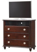 Summit 3-Drawers Media Chest, Cappuccino