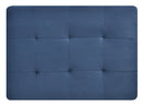 Malone  Ottoman, Navy Blue
