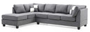 Malone  Sectional, Gray