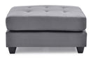 Malone  Ottoman, Gray